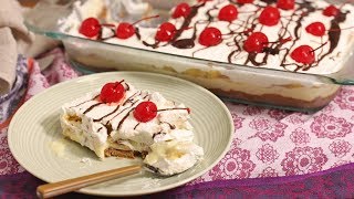 NoBake Banana Split Dessert [upl. by Araik485]