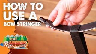 how to use a bow stringer Archery [upl. by Vaden]