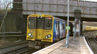 Half an Hour at 216  Birkenhead North Station 1022017  Class 507 508 terminus [upl. by Dustman]