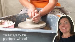 Potters Wheel  BEGINNERS TIPS  pottery ceramics [upl. by Sicnarf]