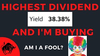 HIGHEST Paying Dividend Stock Yields 30 and Im Buying [upl. by Ravo]