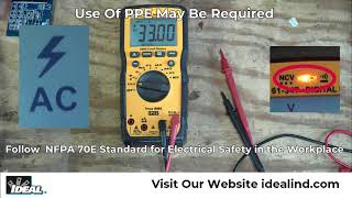 Learn How To Use the 61347 IDEAL Digital Multimeter [upl. by Sosna397]