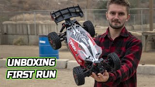 ARRMA Typhon 3S V3 Buggy Unboxing and First Run 2020 Edition [upl. by Livvie]