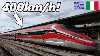 Italys FLAGSHIP Highspeed Train  Venice to Milan on the Frecciarossa 1000 [upl. by Ierdna]