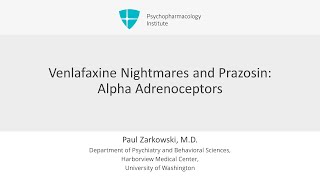 Can You Combine Venlafaxine and Prazosin [upl. by Enicnarf917]