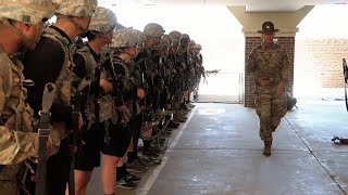 A Typical Day in Army Basic Training [upl. by Enirhtac]