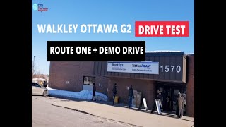 Ottawa G2 Driving Test Tips Complete Walkley Route 1 Guide Demo For FirstTime Pass  City Explorer [upl. by Sualohcin]