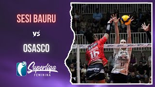 Sesi Bauru x Osasco  MELHORES MOMENTOS  Superliga Feminina 2425 [upl. by Tommi]