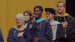 WGU 2022 Commencement in Philadelphia  National Anthem Sang by Karlene Faith AndersonWilson [upl. by Denyse218]