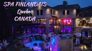 Amazing Experience at Famous Spa Finlandais in Quebec  Discover Canada  Explore Quebec 🇨🇦 [upl. by Iohk938]