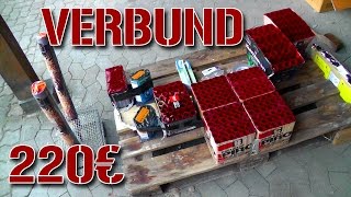 220€ Feuerwerk Verbund  Aufbau amp Zündung  FireworksandBalloons [upl. by Adnaloy]