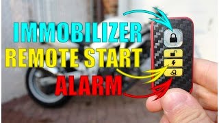 How to Install a Motorcycle Alarm  Remote Starter  Immobilizer  Complete Guide [upl. by Paradies]