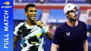 Felix AugerAliassime vs Andy Murray Full Match  US Open 2020 Round 2 [upl. by Inotna907]