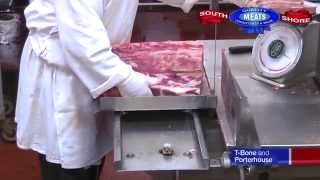 How to Cut a TBone and Porterhouse Steak  South Shore Meats [upl. by Wakeen]