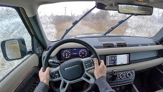 2020 Land Rover Defender  POV OnOffRoad Drive Binaural Audio [upl. by Neenahs294]