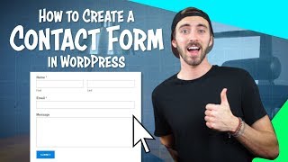 How to Create a Contact Form in WordPress  For FREE [upl. by Sallad]