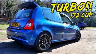 UNREAL 980KG 311BHP TURBO RENAULT CLIO 172 CUP [upl. by Ellehcal607]