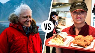 KFC get ANGRY at David Attenborough in Prank Call [upl. by Odericus]