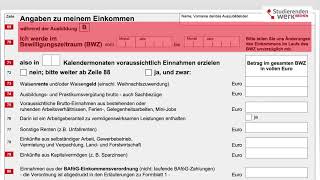 So füllst du deinen BAföGAntrag aus 201819 [upl. by Arvo]