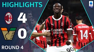 MilanVenezia 4  0  Highlights amp Goals  Serie A 202425 [upl. by Serg]