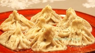 Khinkali  Georgian Dumpling Recipe by Video Culinary [upl. by Polky]