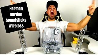 Harman Kardon SoundSticks WIRELESS Unbox and Review [upl. by Elayne541]