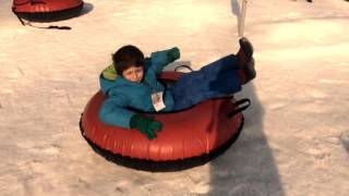 Snow tubing for kids [upl. by Cherise]