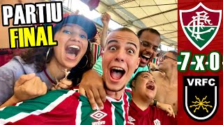 GOLEADA HISTÓRICA Fluminense 7x0 Volta Redonda  VLOG NA ARQUIBANCADA [upl. by Feinstein]