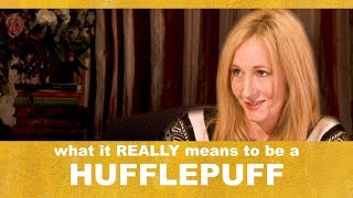 what it REALLY means to be a hufflepuff [upl. by Esmerelda]