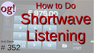 Learn About Shortwave Listening SWL for Beginners 352 [upl. by Corenda]