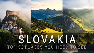 THIS IS SLOVAKIA  TOP 30 places you must see [upl. by Bartlet624]