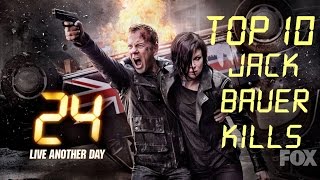 Top 10 Jack Bauer Kills ReUpload [upl. by Ellocin]