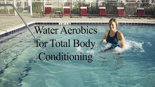 Water Aerobics Total Body Strengthening amp Cardio AQUA WORKOUT WECOACH [upl. by Netsreik892]