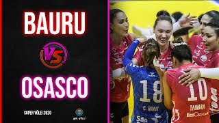 Sesi Bauru x Osasco  SUPER VÔLEI 2020  Melhores Momentos [upl. by Llerral929]