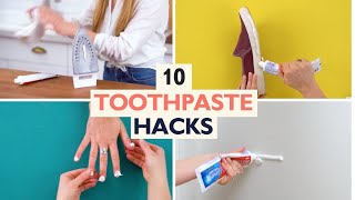 10 Ways to Use Toothpaste Around the House  Toothpaste Hacks [upl. by Assilem]