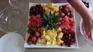 Super Impressive ThrowTogether Fruit Platter For Easy Entertaining [upl. by Poole]