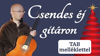 Karácsonyi dal gitáron Csendes éj [upl. by Radec]