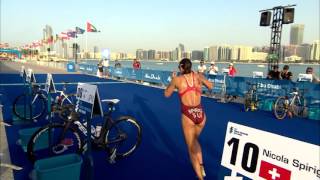 2016 Abu Dhabi World Triathlon  Elite Womens highlights [upl. by Asha]