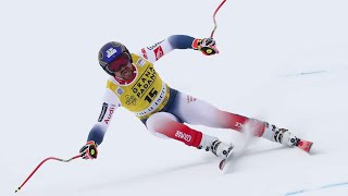 Frances Maxence Muzaton avoids downhill disaster with nearmiss spinning recovery [upl. by Jeu234]