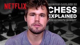 World Chess Champion Magnus Carlsen breaks down Beth Harmons Final Chess Game [upl. by Bernie236]