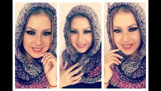 Bufanda Con GorroCapucha Tejido A Crochet  Hooded Scarf Quick And Easy Crochet💓 [upl. by Anama]