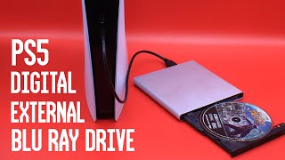 PS5 Digital Adding a Disc Drive Will External Bluray Drives Work [upl. by Siramad]