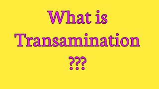 Transamination  Mechanism and examples of transamination [upl. by Nnylireg828]