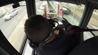 Tiller Drivers View of Firetruck Response [upl. by Elbam631]