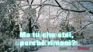 Fabrizio De André  Inverno Con Testo Lyrics HD [upl. by Gualterio]