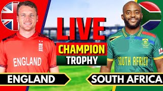 South Africa vs England Match 11  Live Cricket Match Today  SA vs ENG  Champions Trophy [upl. by Barby]