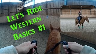 LetsRide Westernreiten Basics 1 Anreiten Anhalten Rückwärtsrichten [upl. by Woermer287]