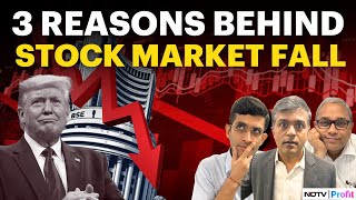 Why Is Stock Market Falling  Nifty Sensex Down  Share Market Down NEWS [upl. by Rihat]