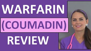 Warfarin Coumadin Anticoagulant Nursing NCLEX Review Pharmacology [upl. by Eduard]