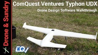 ComQuest Ventures Typhon UDX VTOL design software walkthrough [upl. by Ivette]